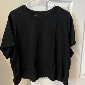 Classic Black Women's Crop Top